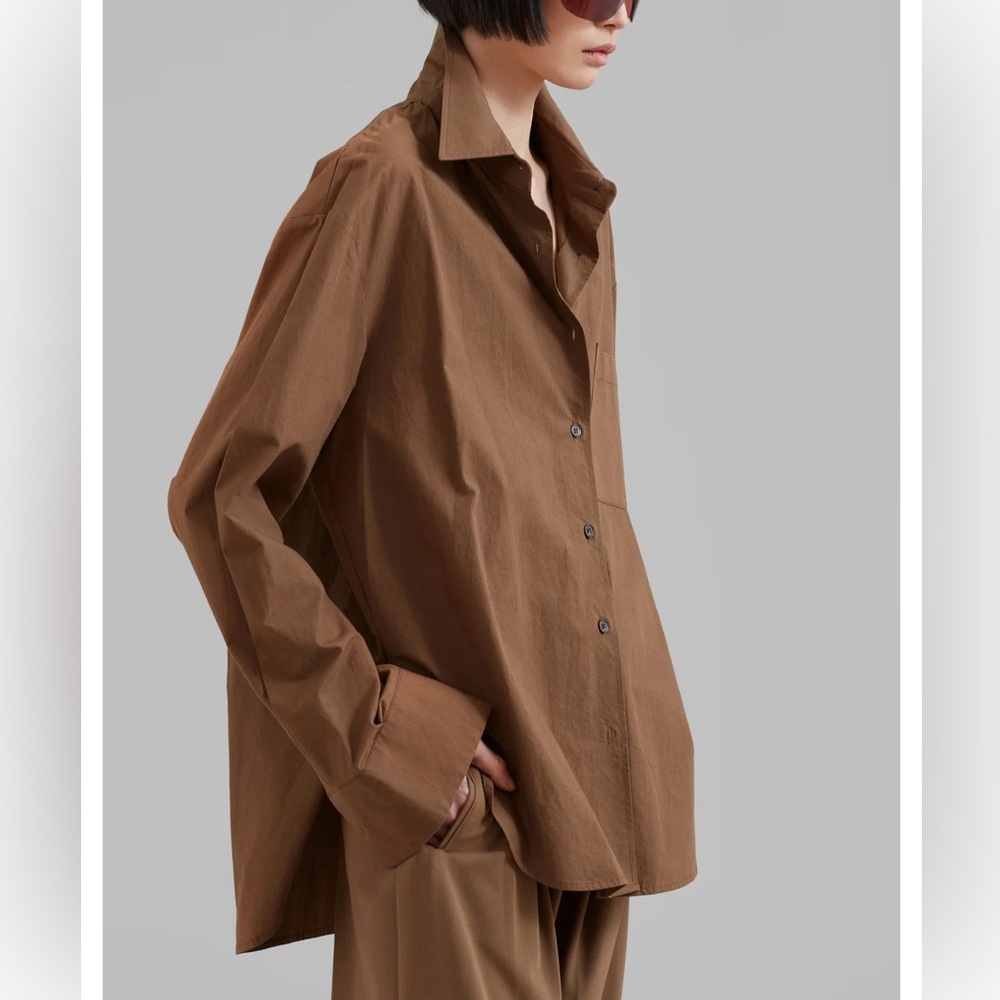 THE FRANKIE SHOP Lui Organic Cotton Shirt